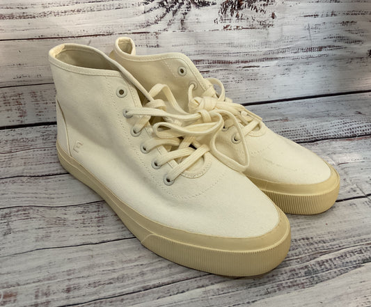Everlane The Forever Canvas High Top Sneakers Cream 8.5