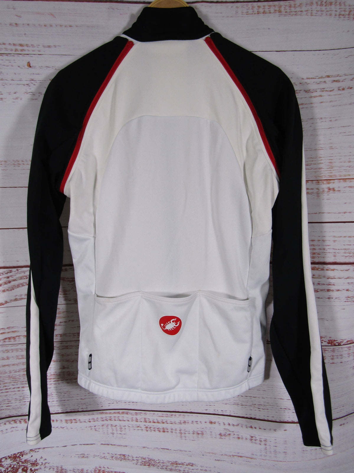 Castelli Pazzo Men's Black & White Cycling Jacket Size L