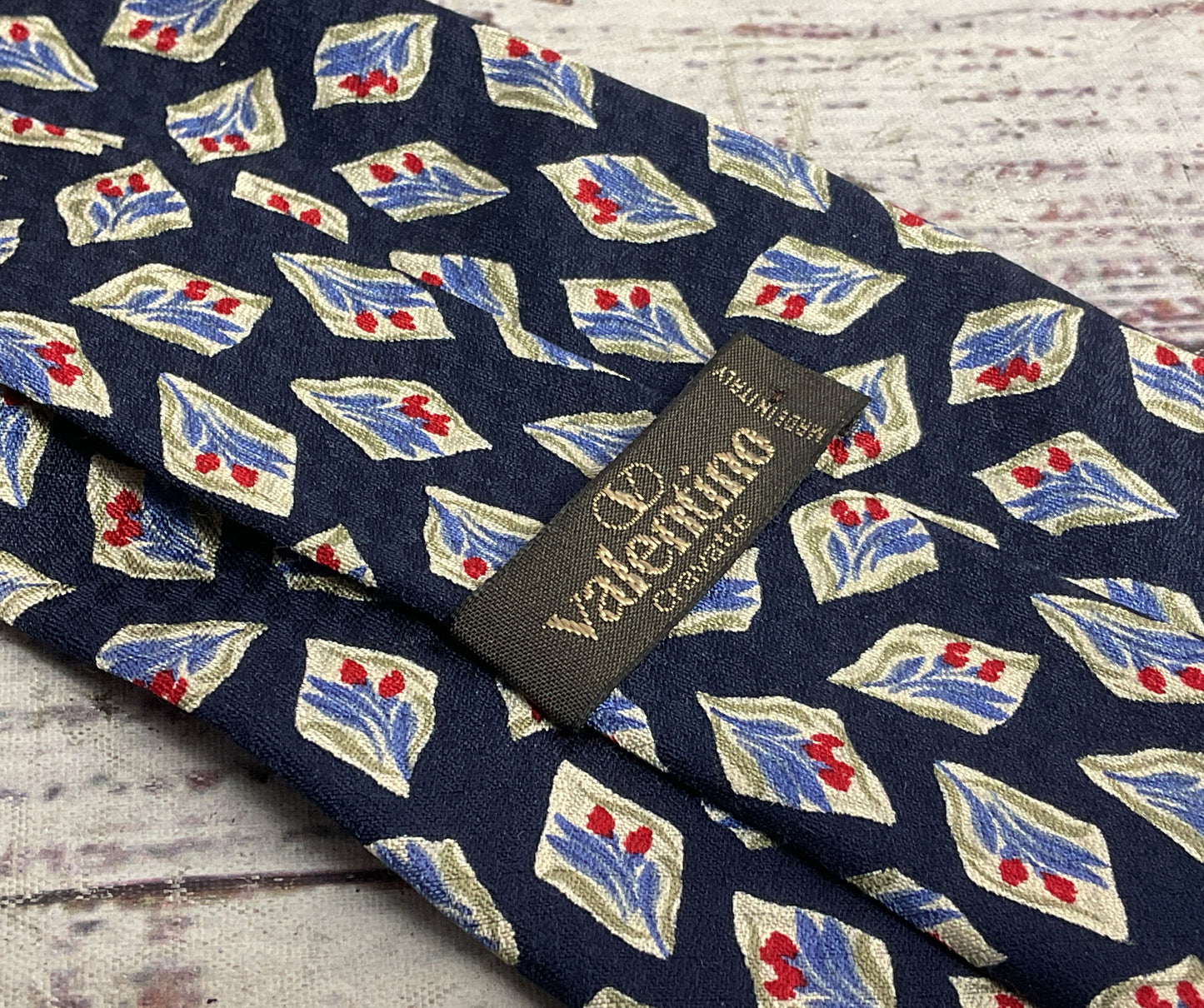 Valentino Floral Silk Tie Multicolor