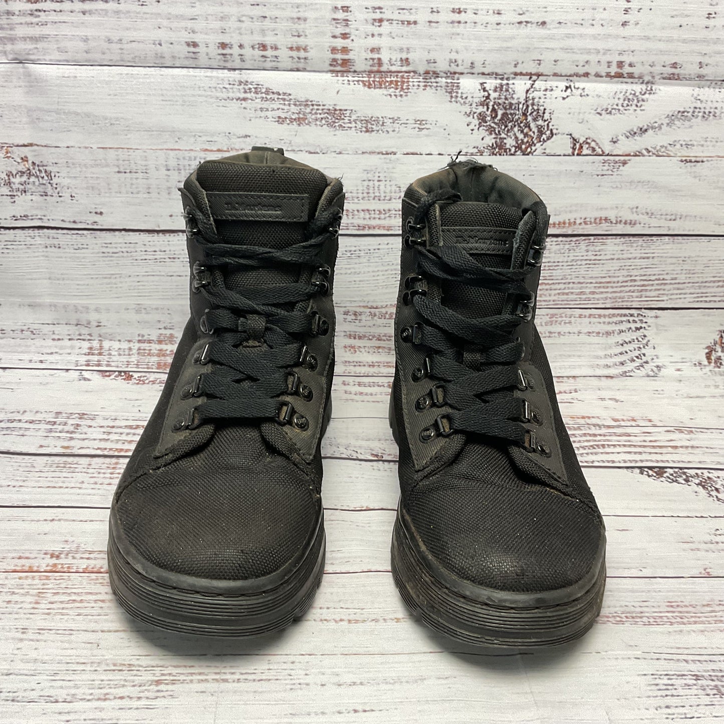 Dr. Martens Combs W Black Combat Boot Women Size 7 As-Is