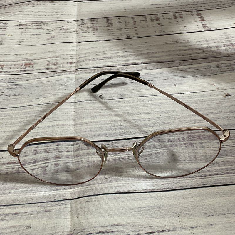 RAY BAN RB6465 Jack Unisex Gold Tone Eyeglasses- 51-20-140 (FRAMES ONLY)