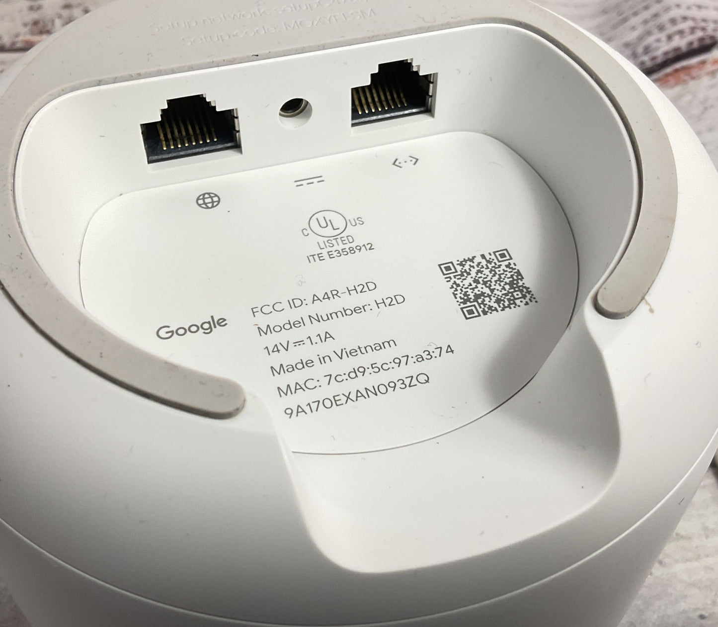 Google Nest A4R-H2D Set of 2 Wireless Routers White
