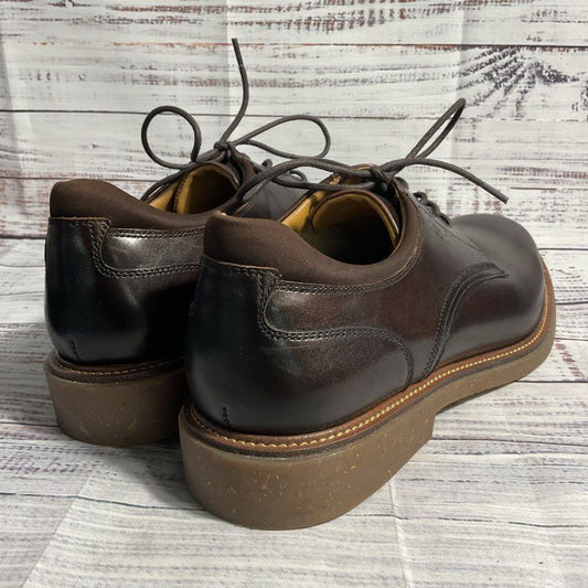 NEW Ted Baker Swanley Brown Leather Derby Dress Shoe Men's Size 10 US