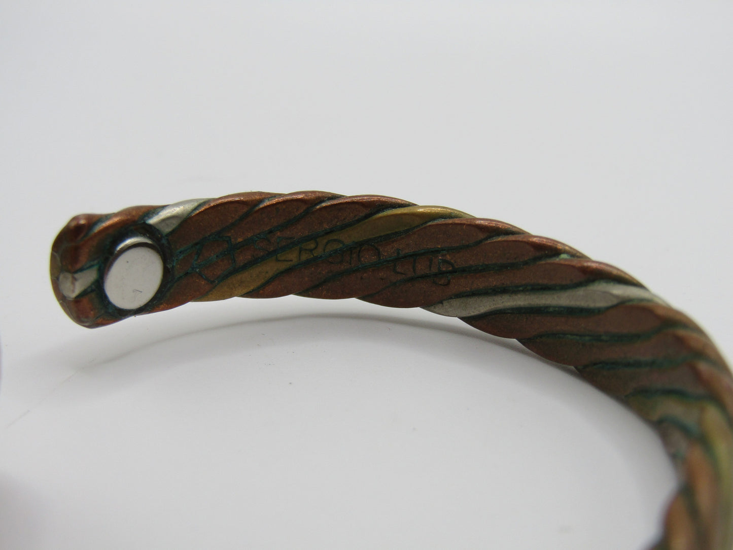 Set of 3 Sergio Lub Bronze / Copper Cuff Bracelet