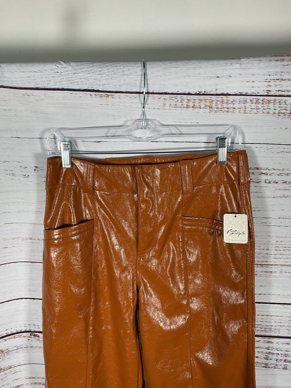 NWT Free People Star Crossed Lovers Straight In Twin Flame Pants Size 2 US/ 6 UK