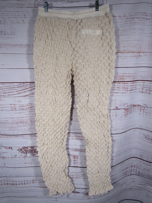 Sixth June Royal Beetle Men's Beige Textured Pants Size M