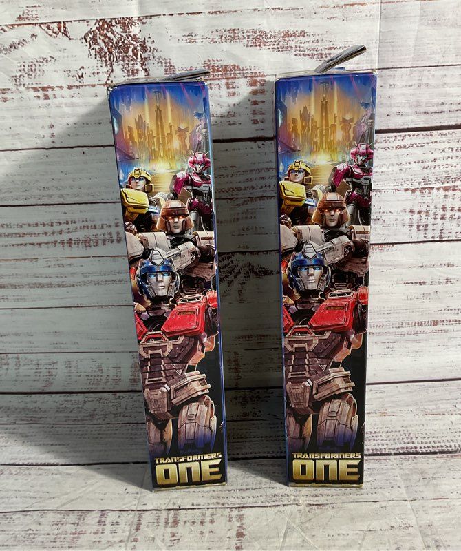 New Optimus Prime & Starscream Transformers One Action Figures Hasbro