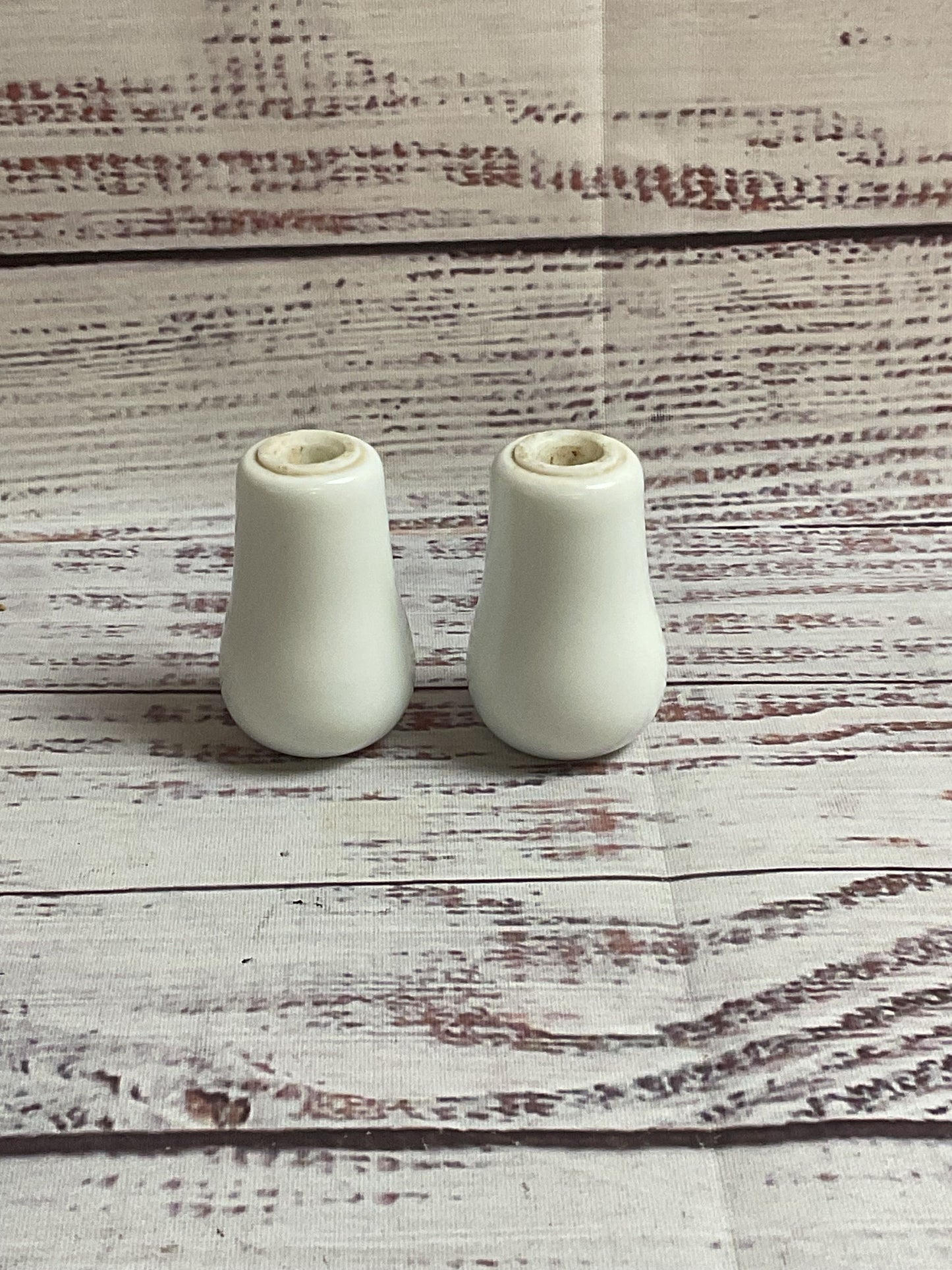 Vintage Porcelain Hot And Cold Faucet Fixtures