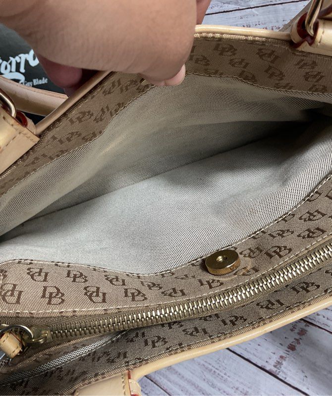 Dooney & Bourke Women's Brown Monogram Canvas Shoulder Bag