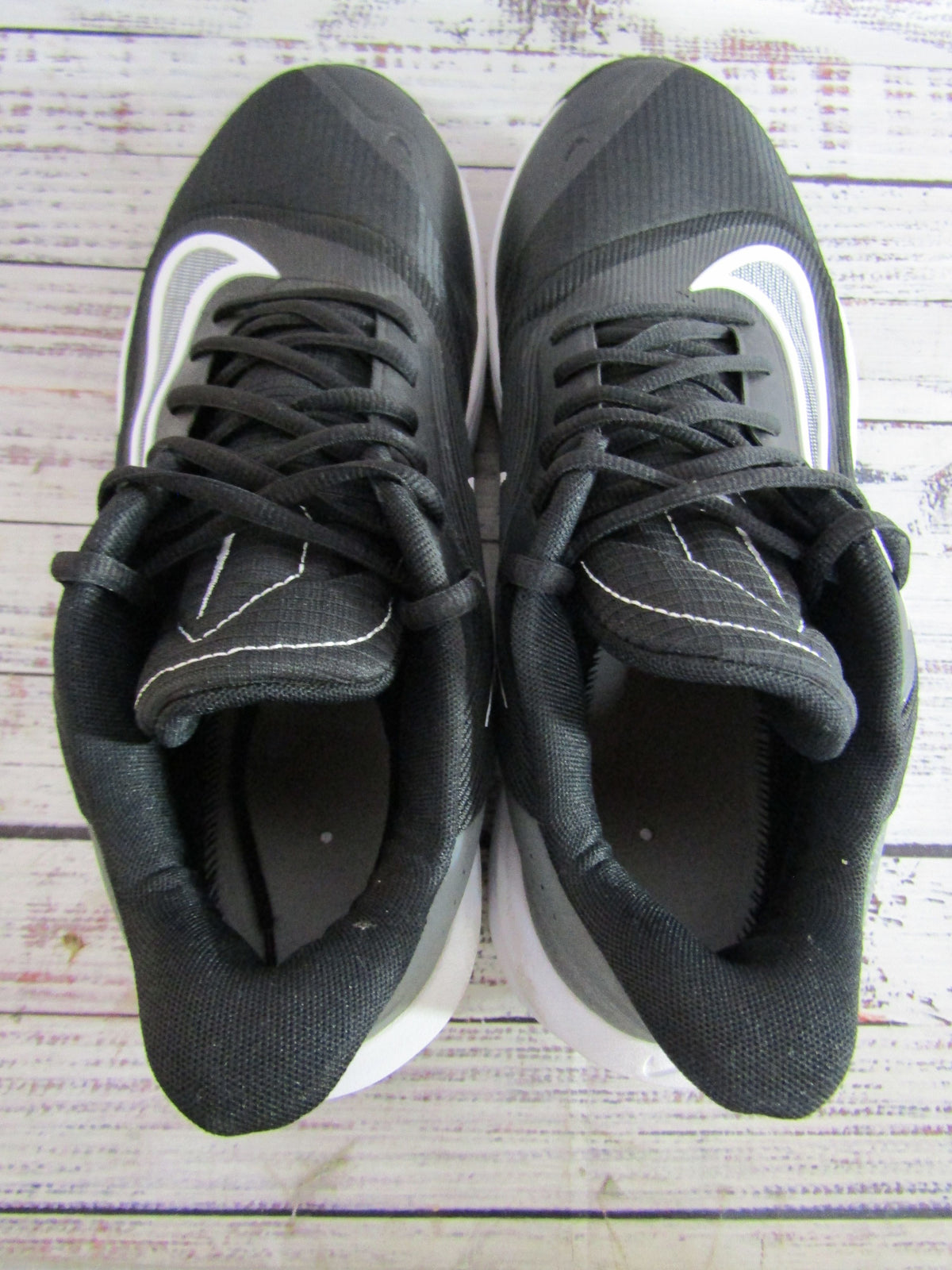 Nike Precision 7 Men's Black Low Top Basketball Sneakers Size 13 FN4322-005