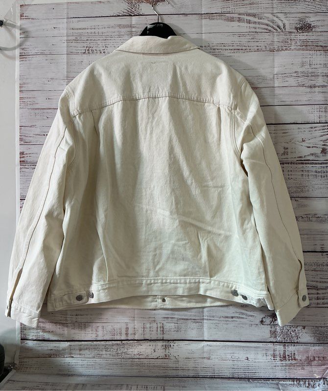 Men's Levi's Off White Trucker Jacket Size XXL