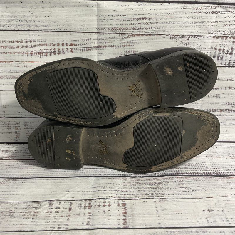 Johnson & Murphy Black Monk Strap Dress Shoe Men 9.5