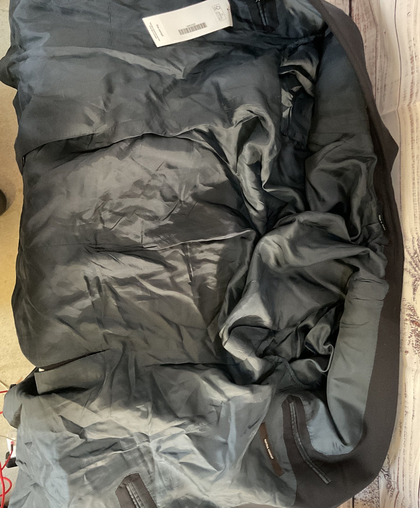 Zegna Navy Blue Jacket 100% Wool - Size 52R