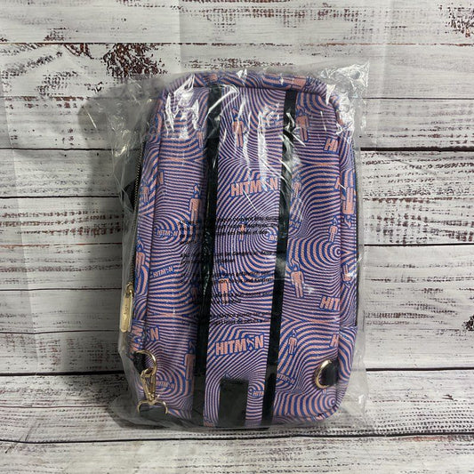 Hitman Money Counter Blue/Pink Ripple Crossbody Sling Bag SEALED