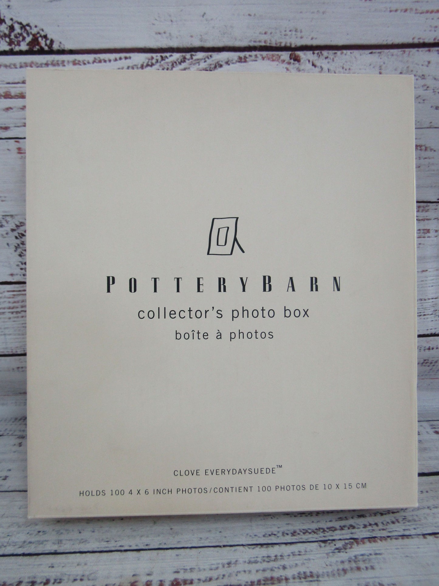 Pottery Barn Clove Everyday Suede Photo Album Holds 100 4x6 Photos