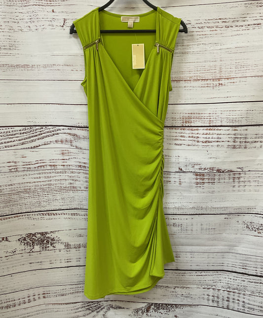 Michael Kors Women's Fresh Lime Green Sleeveless Dress Size 6