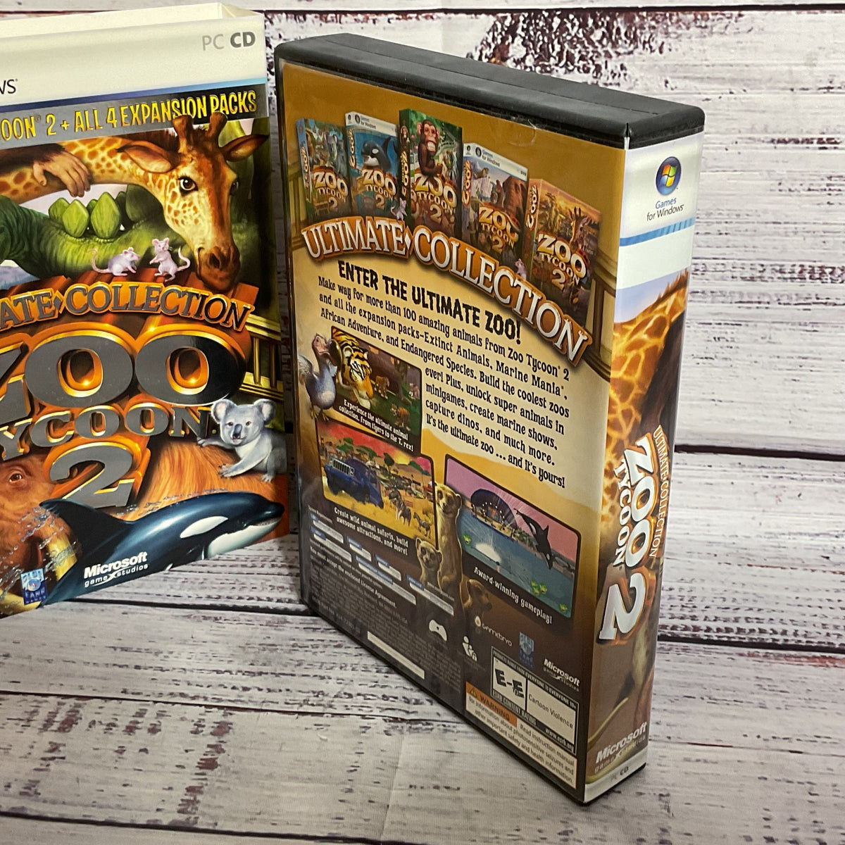 MICROSOFT Game Studios Ultimate Collection ZOO TYCOON 2 PC Windows Game