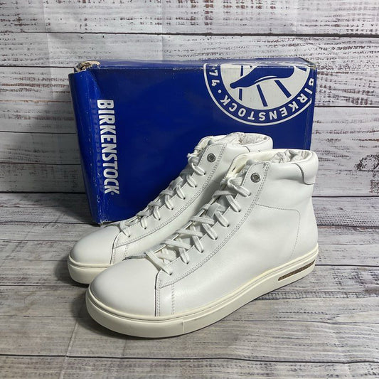 Birkenstock Bend Mid White Leather Sneaker Men's 7/Women's 9 US