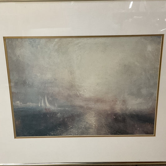 JOSEPH MALLORD WILLIAM TURNER "Yacht Approaching the Coast" Giclée Print