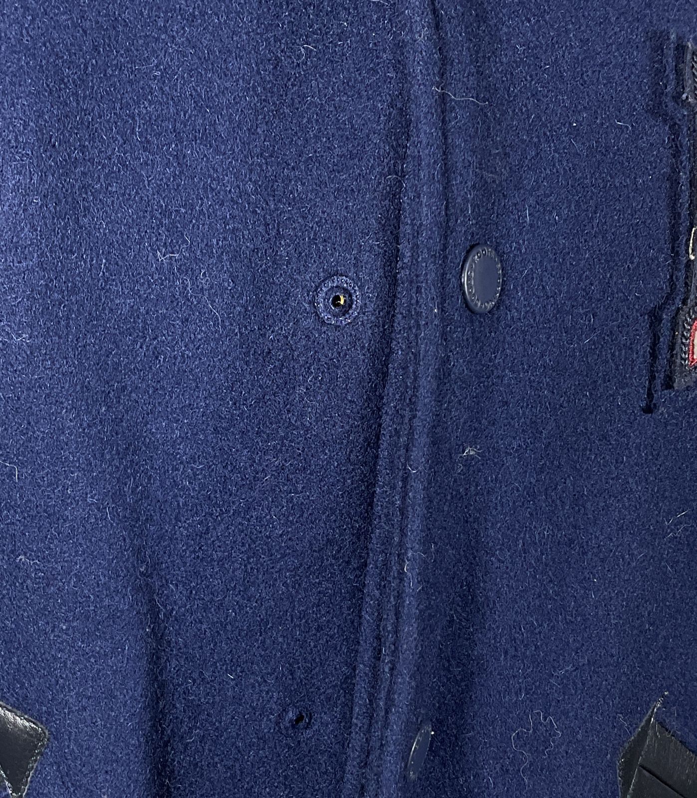 Roots Canada Wool Blend Varsity Jacket Blue S