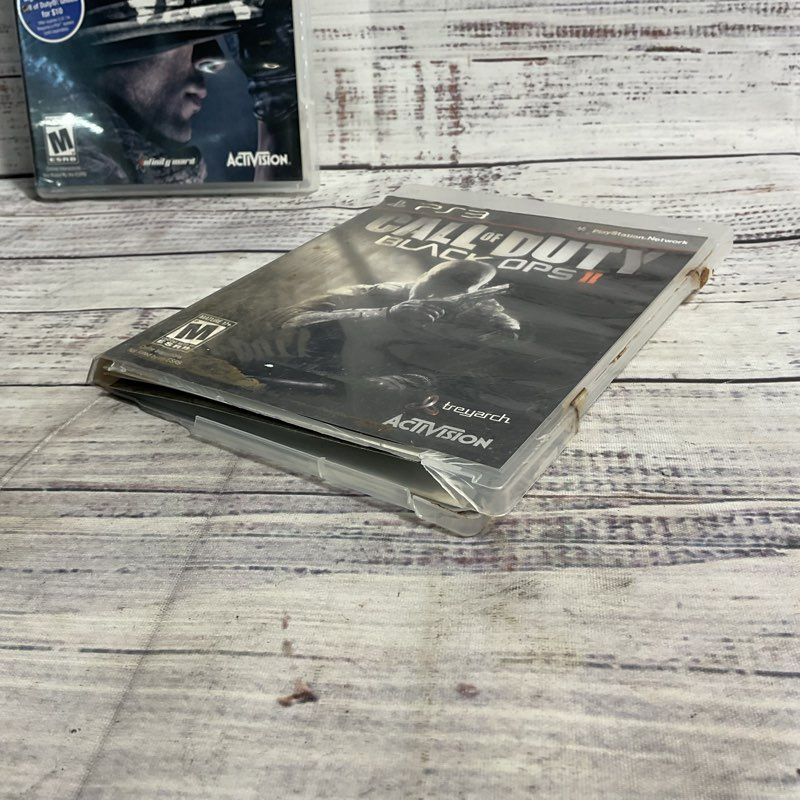 Lot of 2 Sony Playstation 3 Call of Duty Games Black Ops II, Ghosts+Manuals