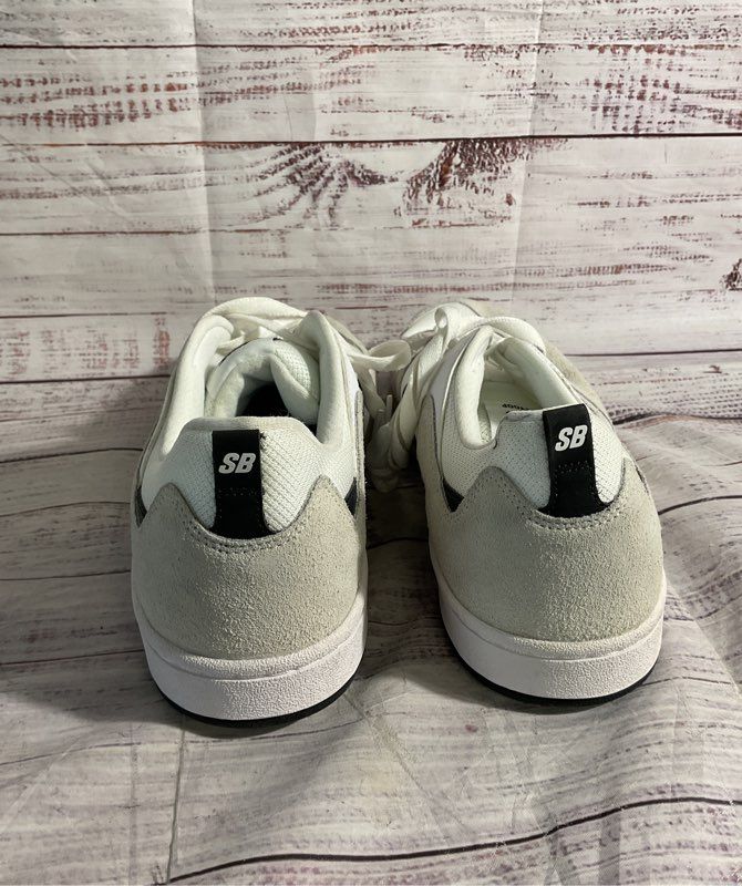 Nike SB Alleyoop White/Black Low Top Skateboard Athletic Sneakers Men Size 13