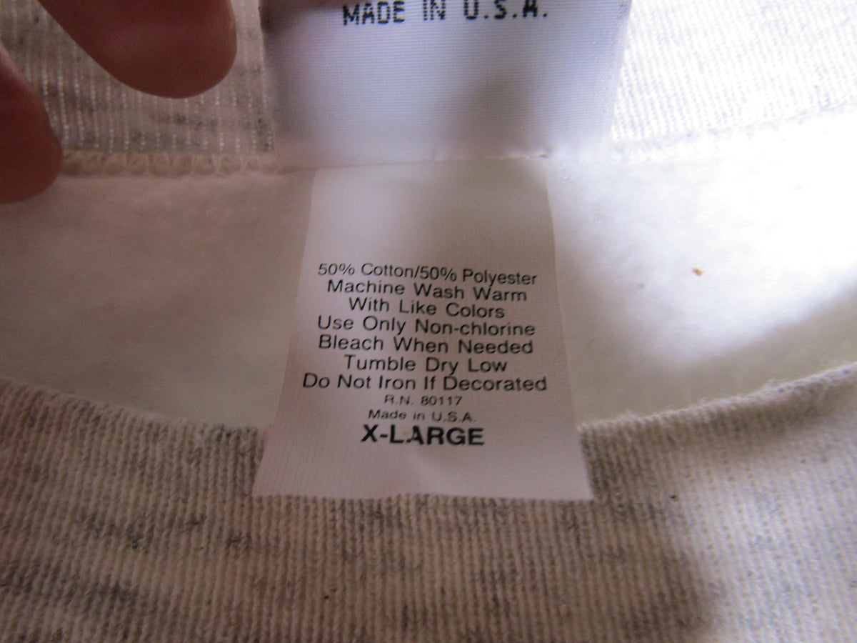 Vintage 1990's Danny First L.A. Boy Gray Sweatshirt Size XL