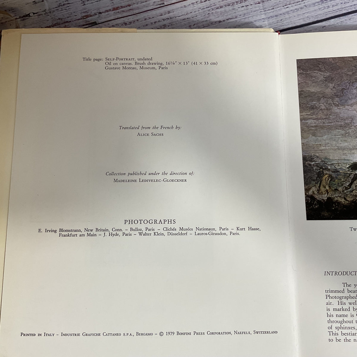 GUSTAVE MOREAU CROWN ART LIB By Jean Selz - Hardcover *FAIR CONDITION*