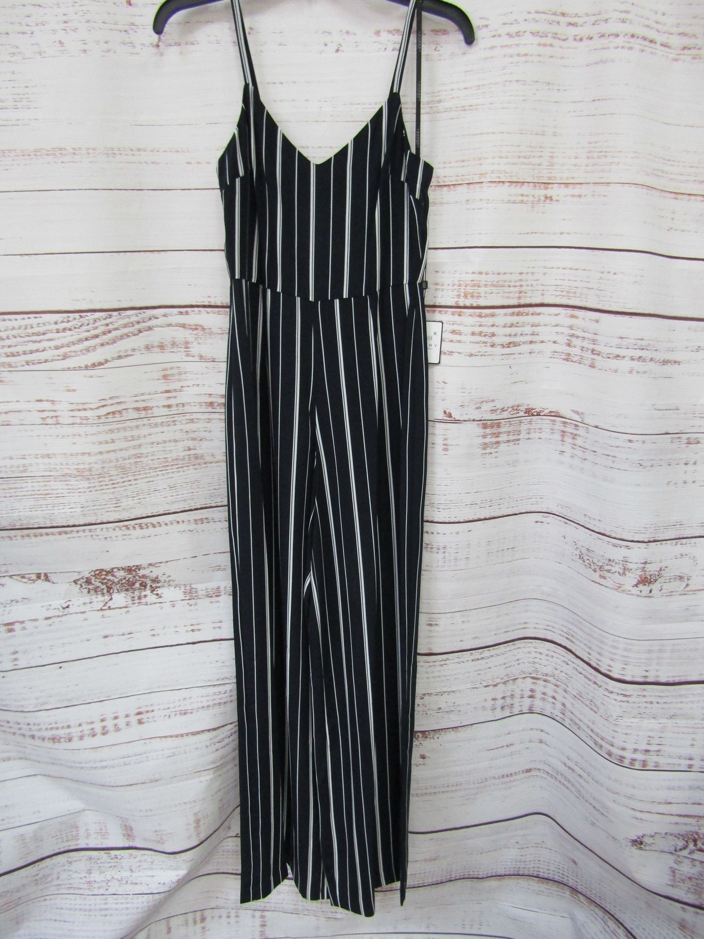 Laundry by Shelli Segal Women's Navy Blue Striped Jumpsuit Size 0