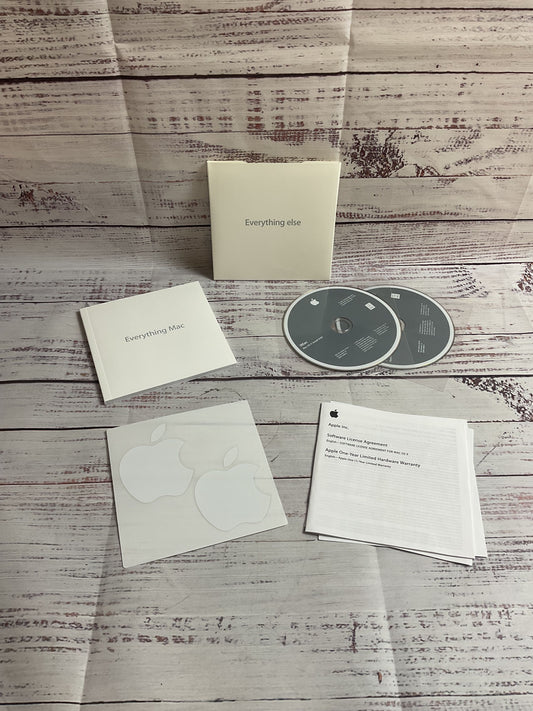 Apple Everything Mac + Everything Else Mac OS X Operating System Install Discs
