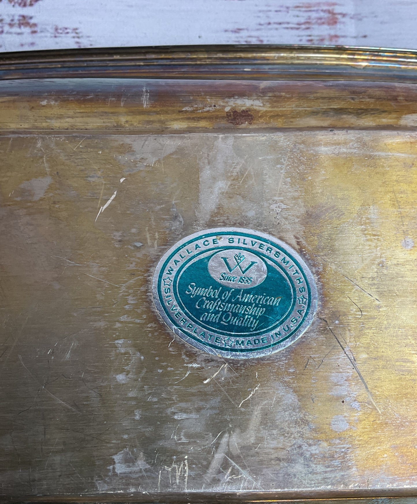 Wallace Silver Smith Small Silver Plate Tray