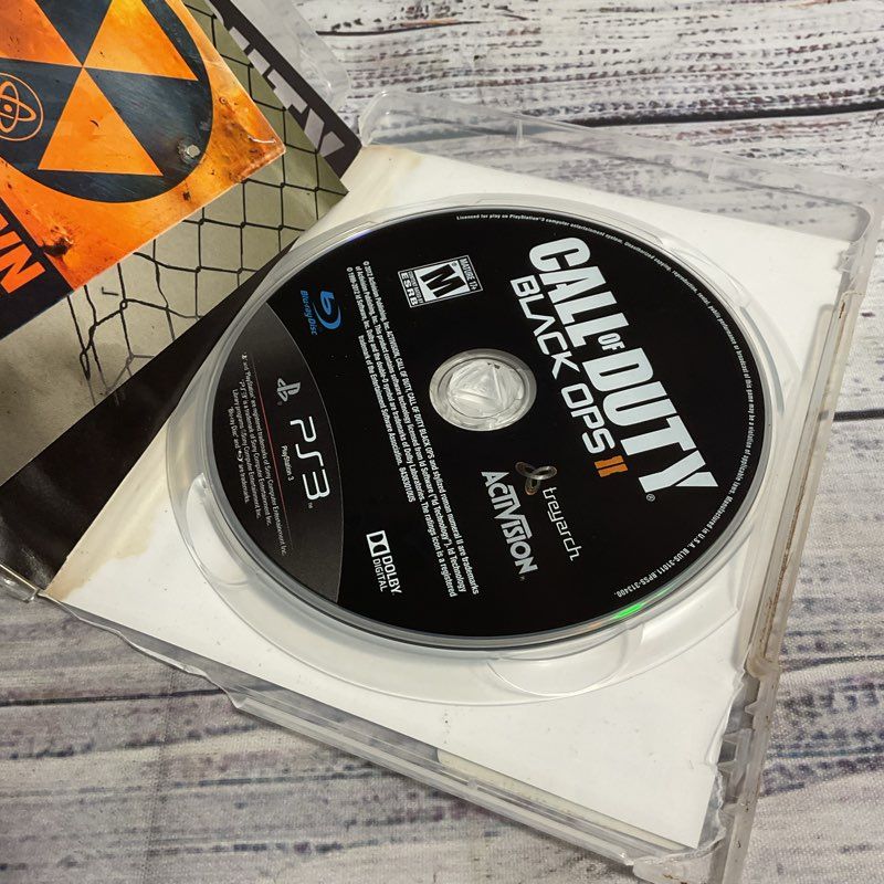 Lot of 2 Sony Playstation 3 Call of Duty Games Black Ops II, Ghosts+Manuals