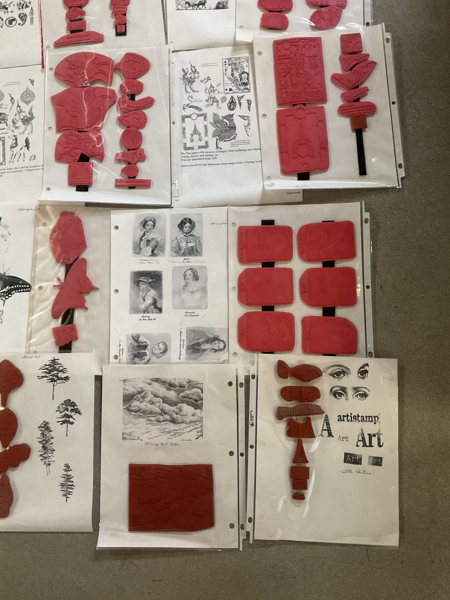 Zitiology Stamp In Hand Rubber Ink Stamps Misc Lot Binders