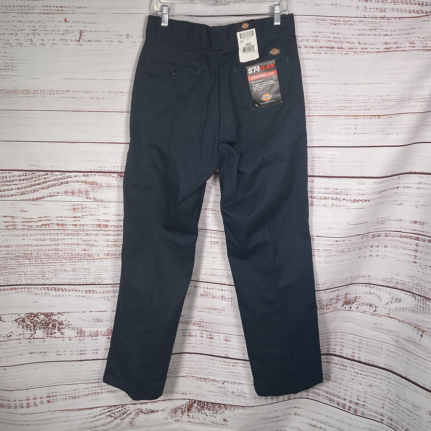 Dickies 874Flex Navy Blue Trousers Pants - Size 32x32