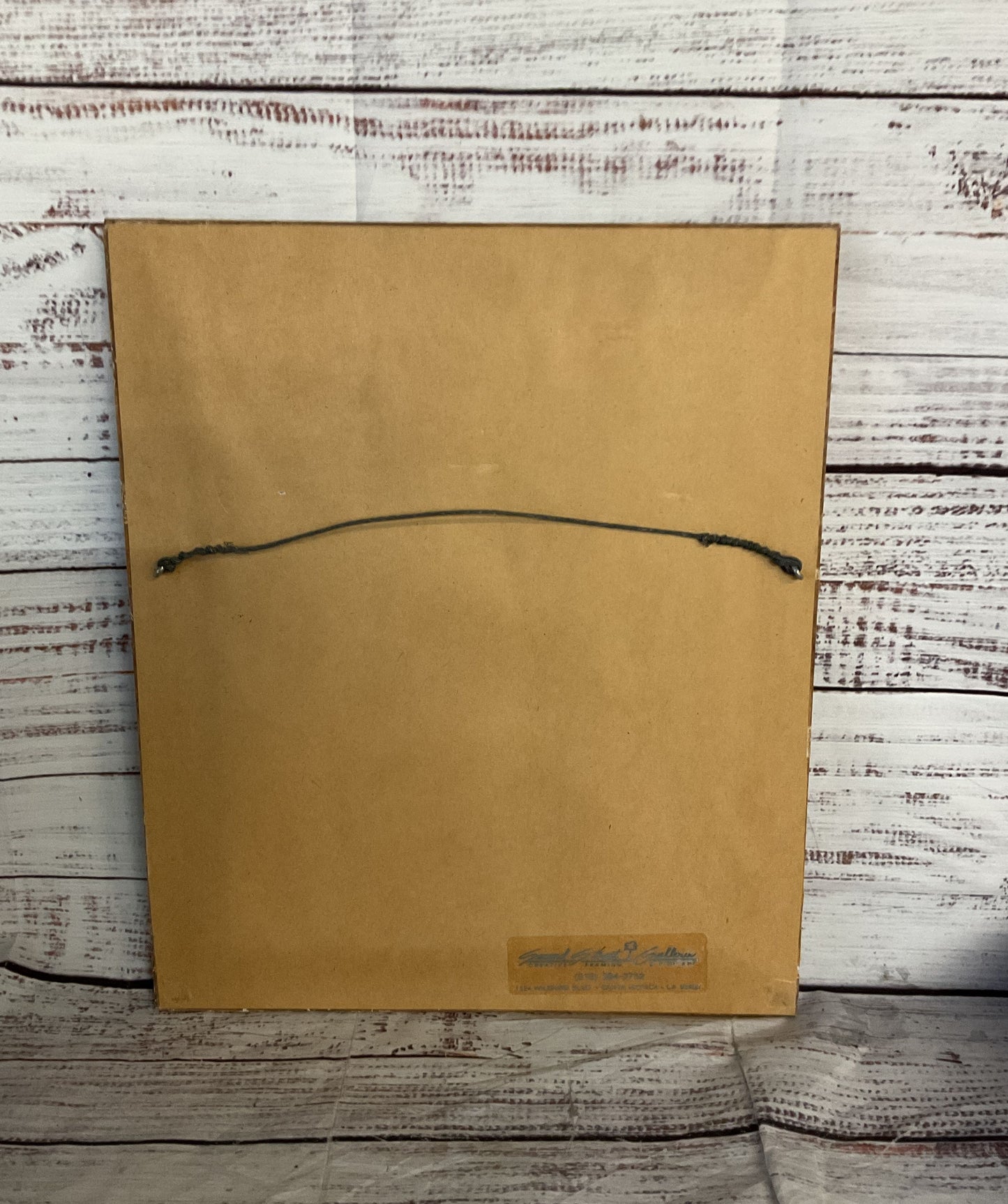 Shalom Framed Lithograph 79/300 Signed By Amram Ebgi