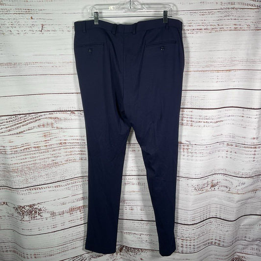 NWT Ben Sherman Berkley Suit Pants Navy Stretch Slacks Pants - Size 40x32