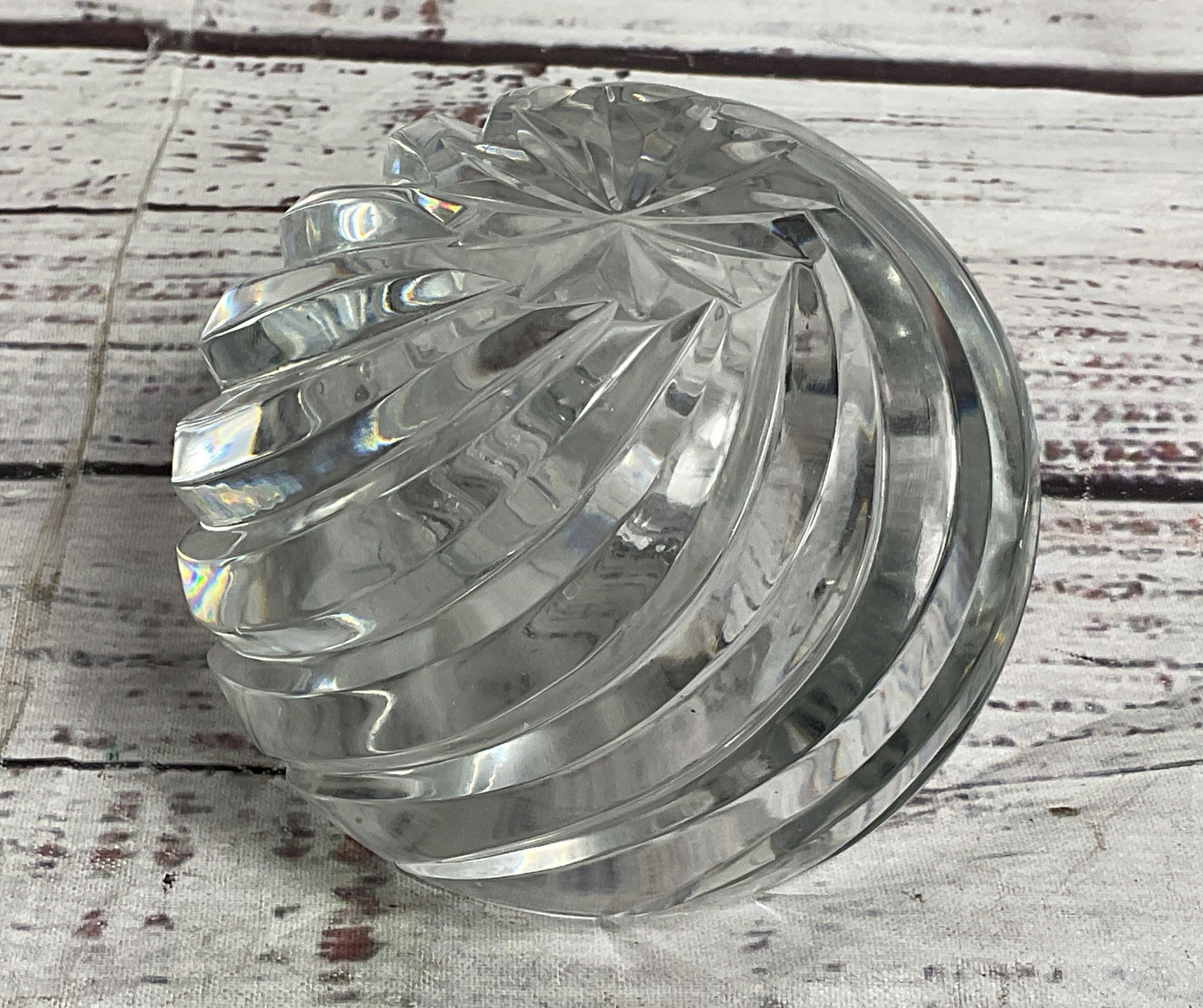 Gorham Vintage Crystal Votive Set of 2 Candle Holders Clear