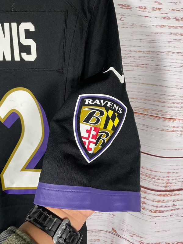 Baltimore Ravens Jersey Men's S Black NFL Football Nike On Field Ray Lewis 52