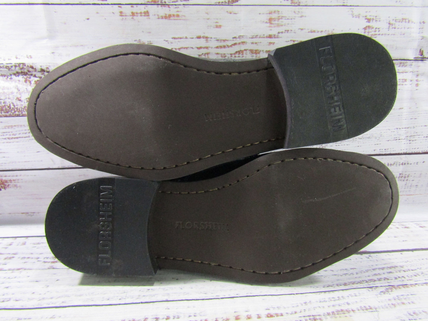 Florsheim Brookside Men's Black Leather Wingtip Oxfords Size 7.5 11231-001