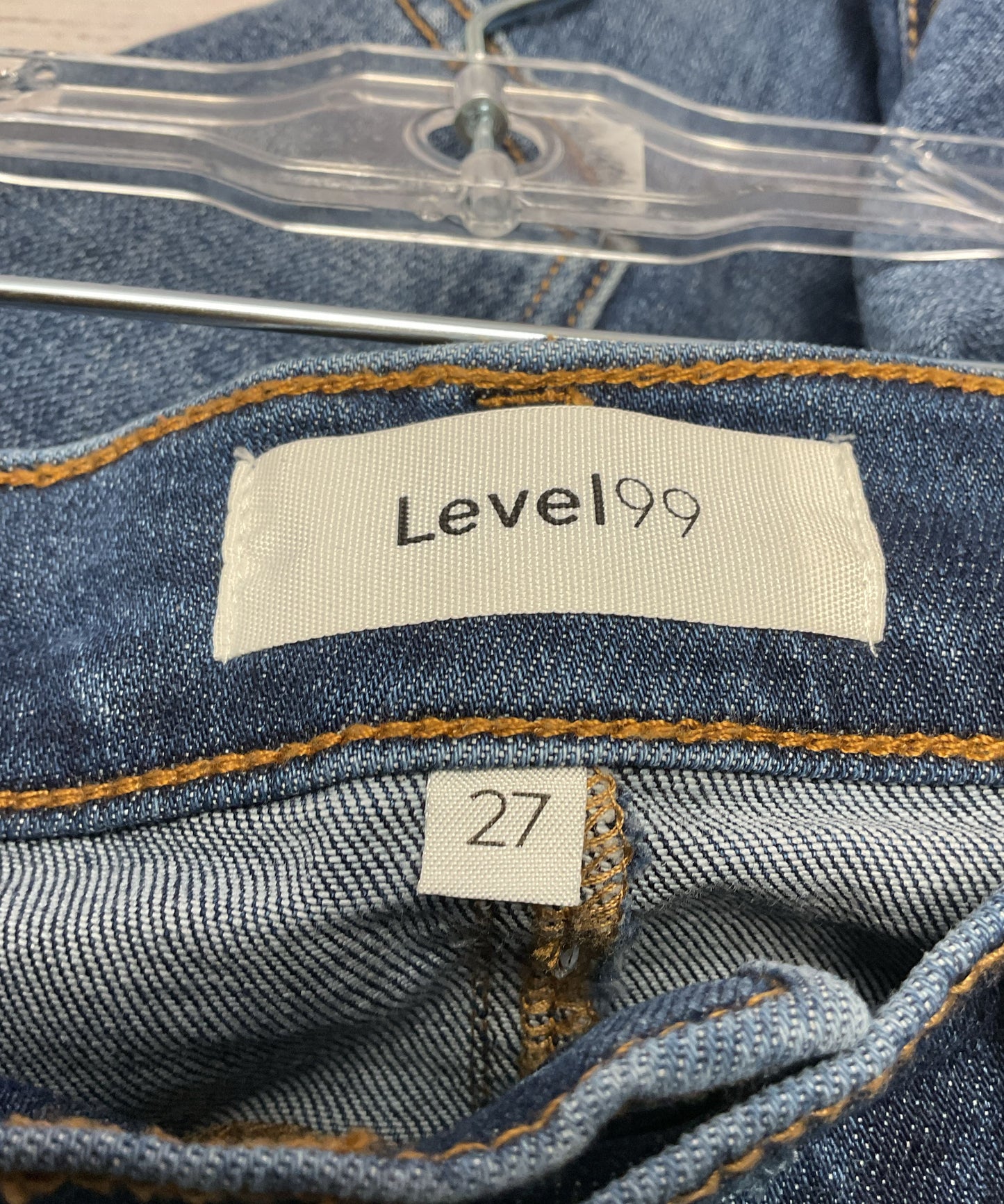 Level 99 Dashing Blue Denim Jeans Pants - Size 27