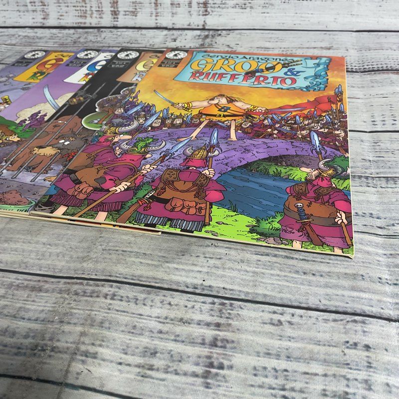 Vtg. 1998 Groo & Rufferto #1-4 Sergio Aragones Ungraded Dark Horse Comics Set
