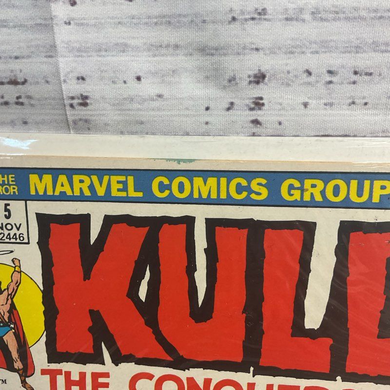 Lot Of 5 Vtg. Kull The Destroyer #5 7 8 16 12 Marvel Comics Ungraded