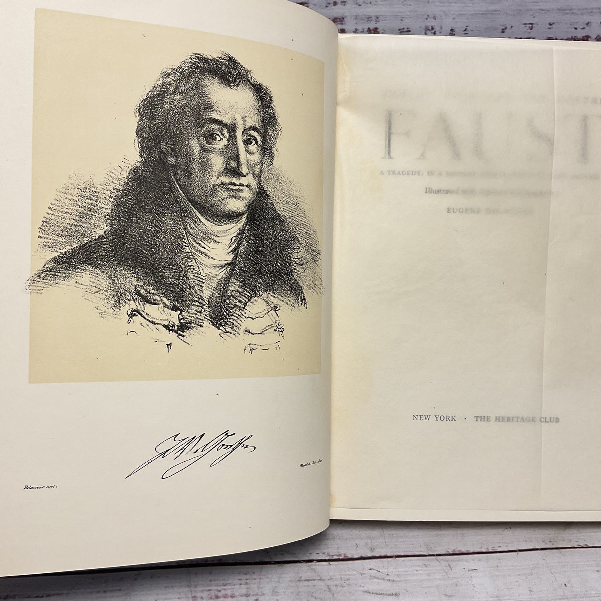 Heritage Press Faust By Johann Wolfgang Von Goethe Hardcover Slipcase