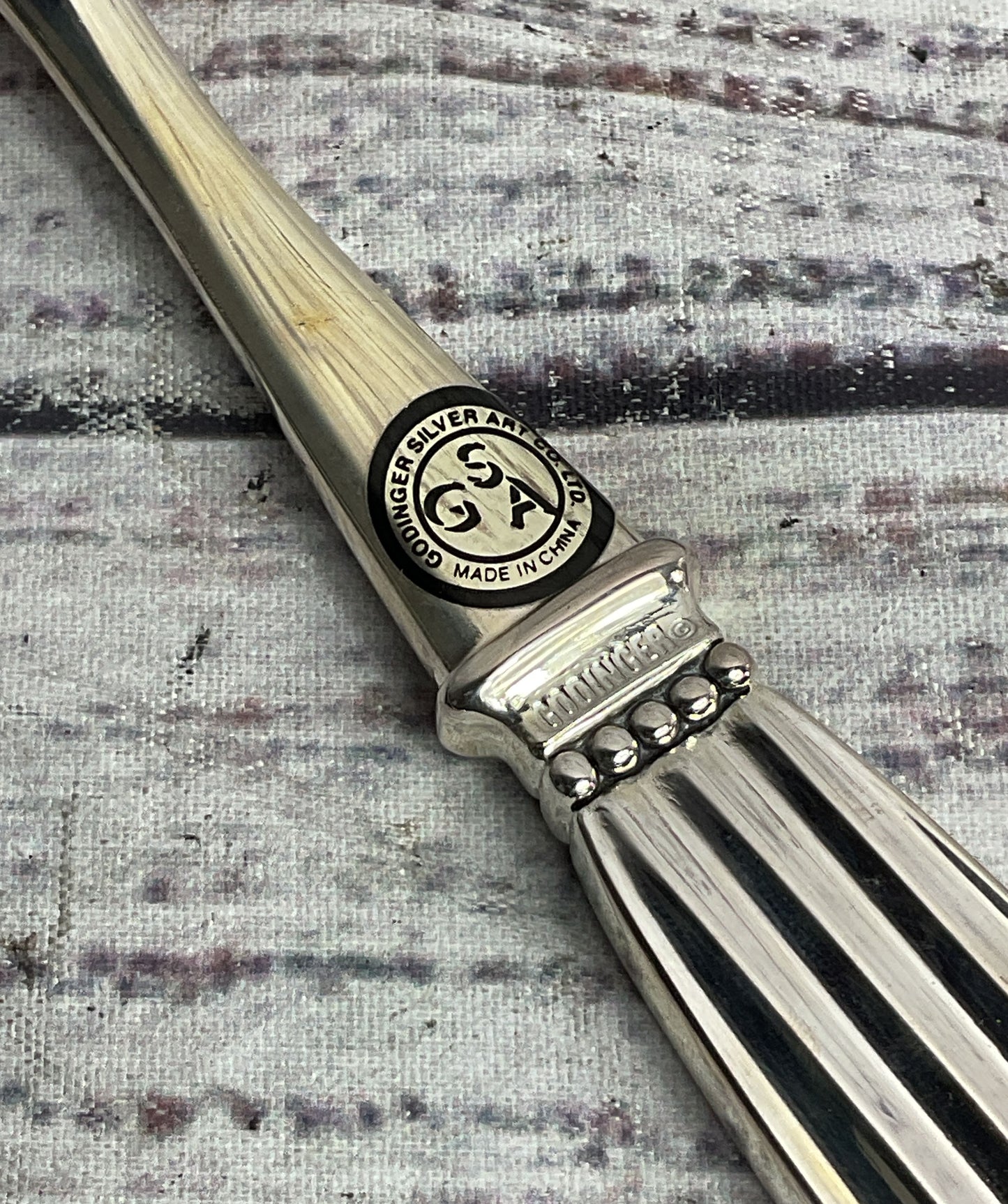 Godinger Neiman Marcus Set of 2 Pasta Serving Utensils Silver Plate