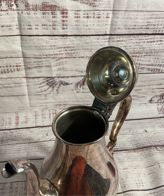 Vintage King George Silver Company Silver Plated Tea Pot 10.5"