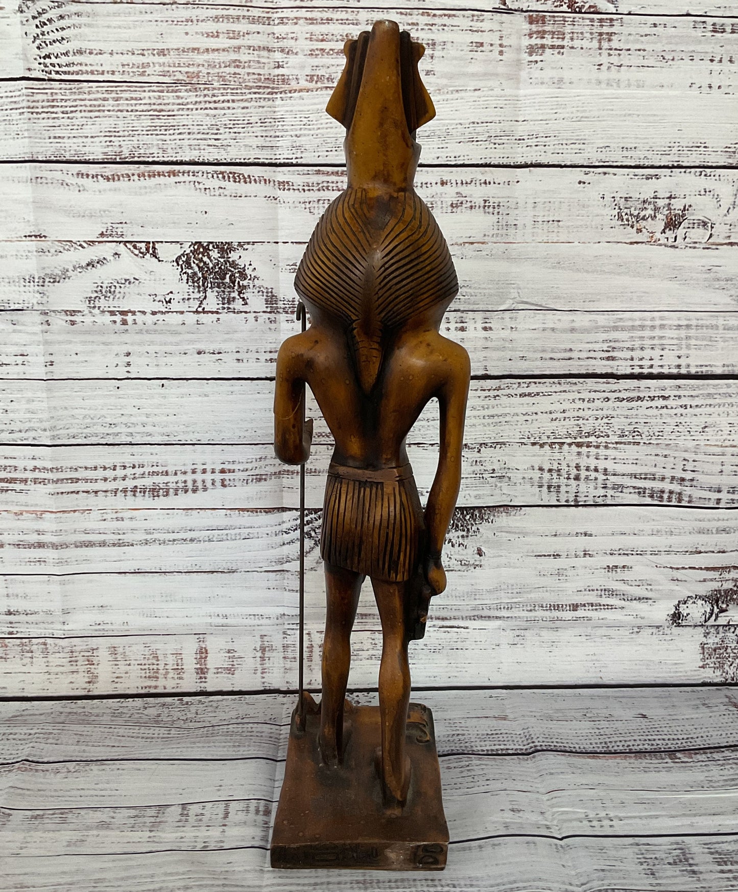 Vintage Egyptian Pharoah Resin Sculpture