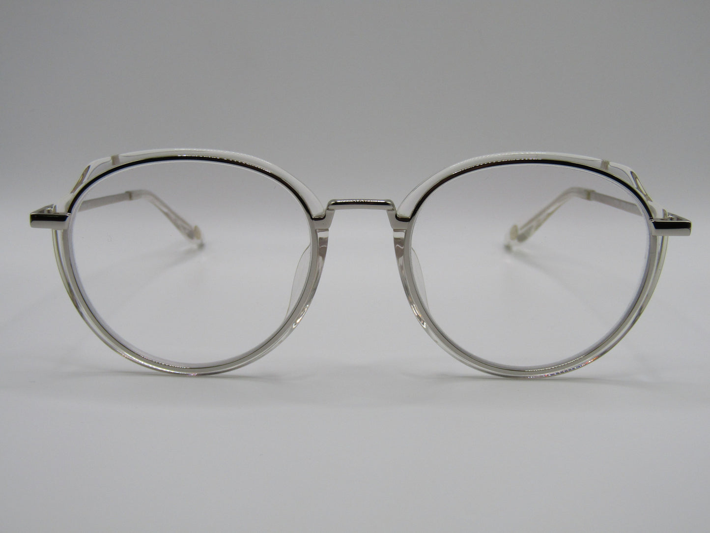 Fysh 3660 Round Clear Eyeglasses Frame