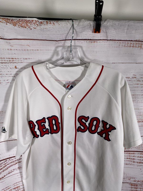 Majestic MLB Boston Red Sox Mike Lowell #25 Baseball Jersey Size M