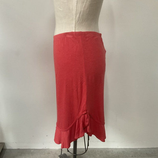 Max Studio Wrap Ruffle Style Coral Skirt - Size M New W/ Tags