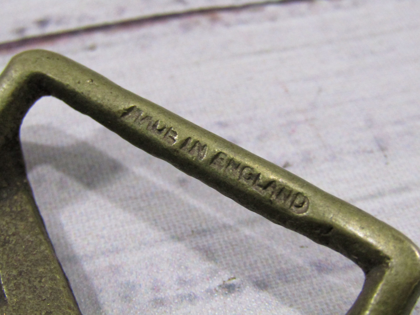 1837-1897 Queen Elizabeth Diamond Jubilee Brass Belt Buckle Made in England